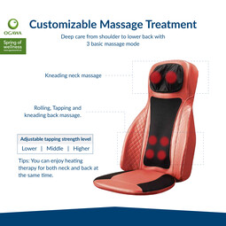 OGAWA Parent's Pampering Bundle - Mobile Seat Estilo Prime Plus + Smart Eye Massager + Turtle Mini Massager (random colour) [FREE SHIPPING]*